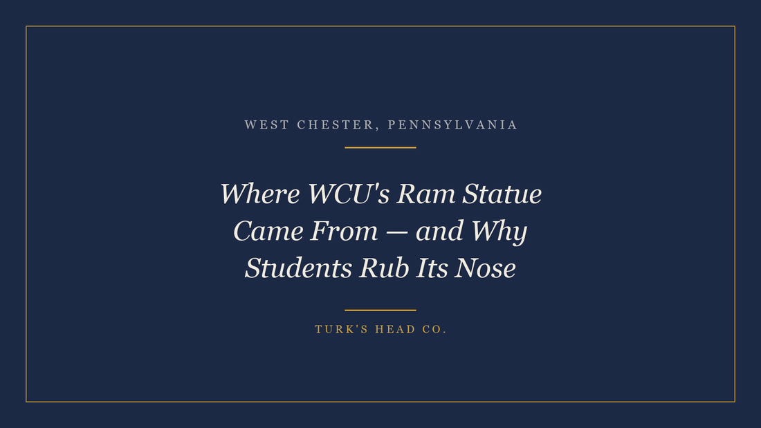 Where WCU's Ram Statue Came From — and Why Students Rub Its Nose