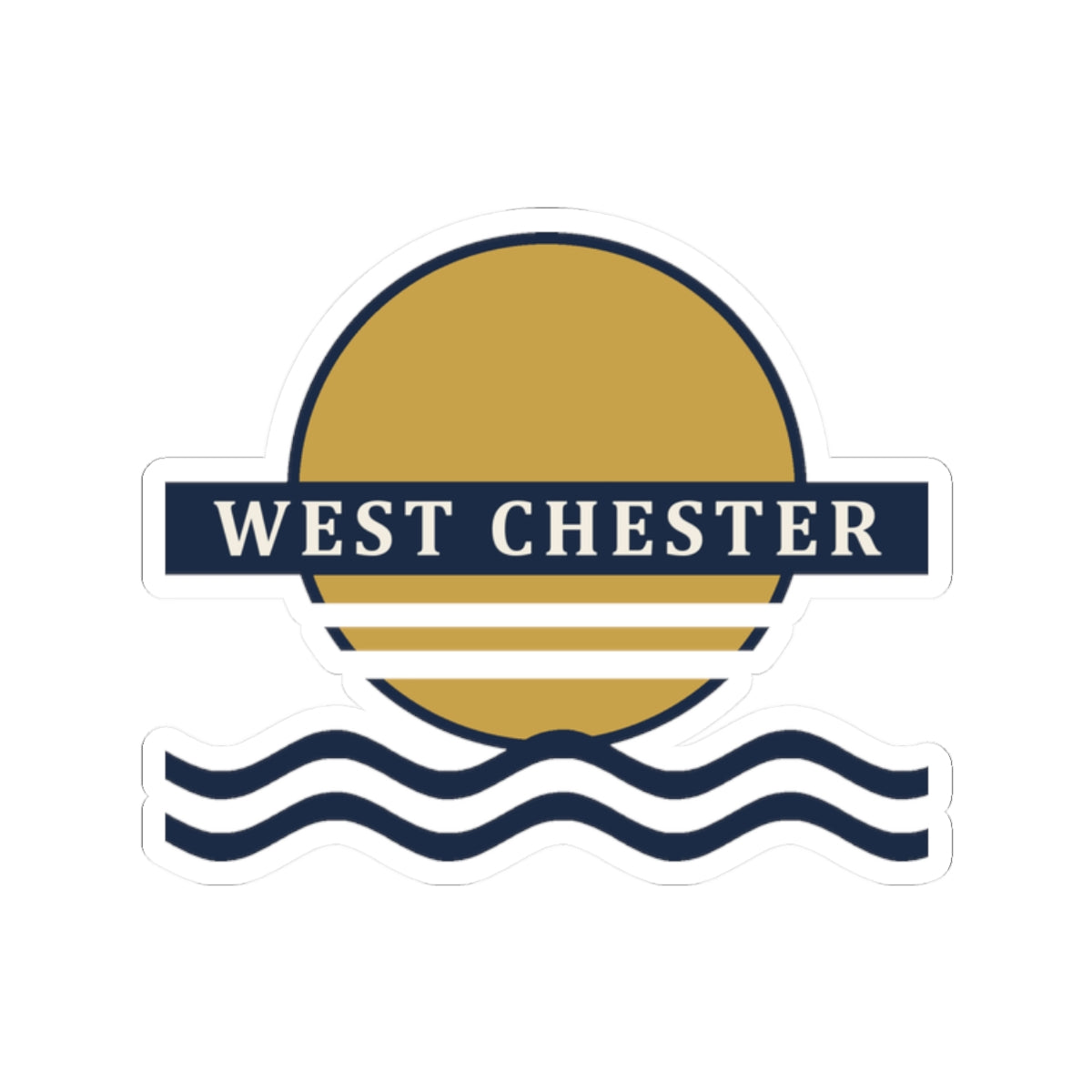 Retro Sunset Sticker