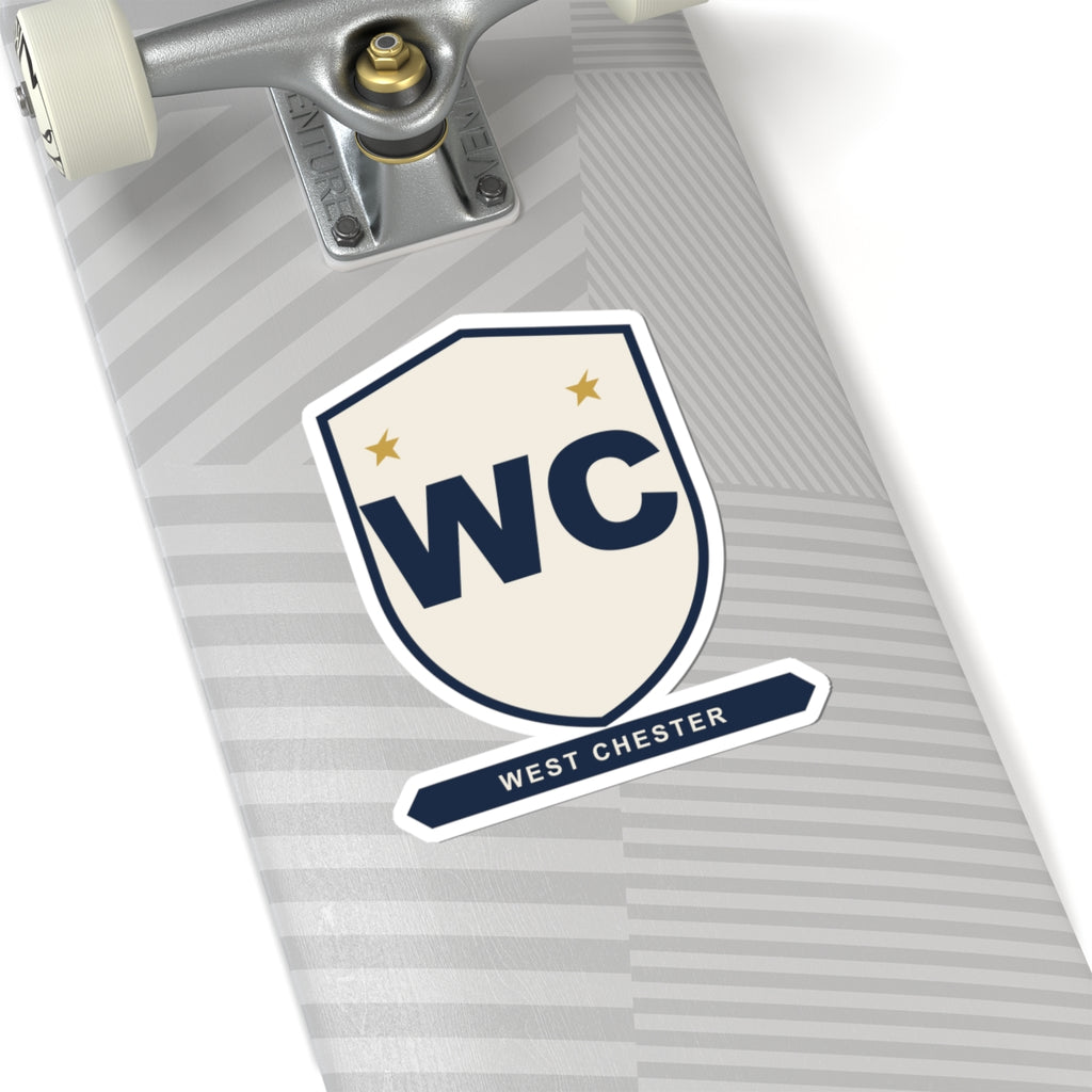 WC Monogram Shield Sticker