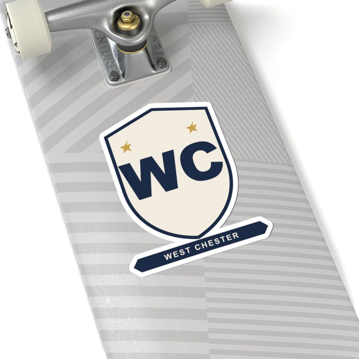 WC Monogram Shield Sticker