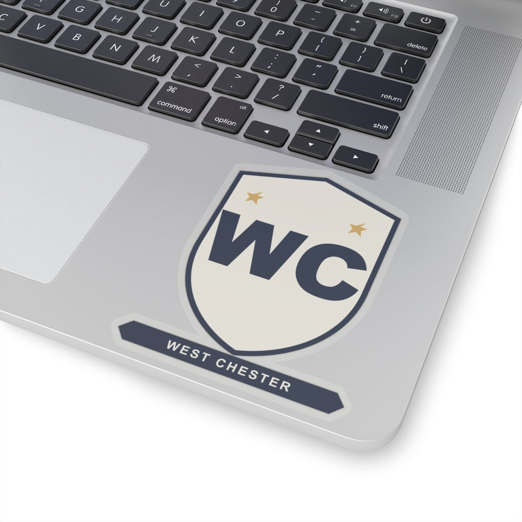 WC Monogram Shield Sticker
