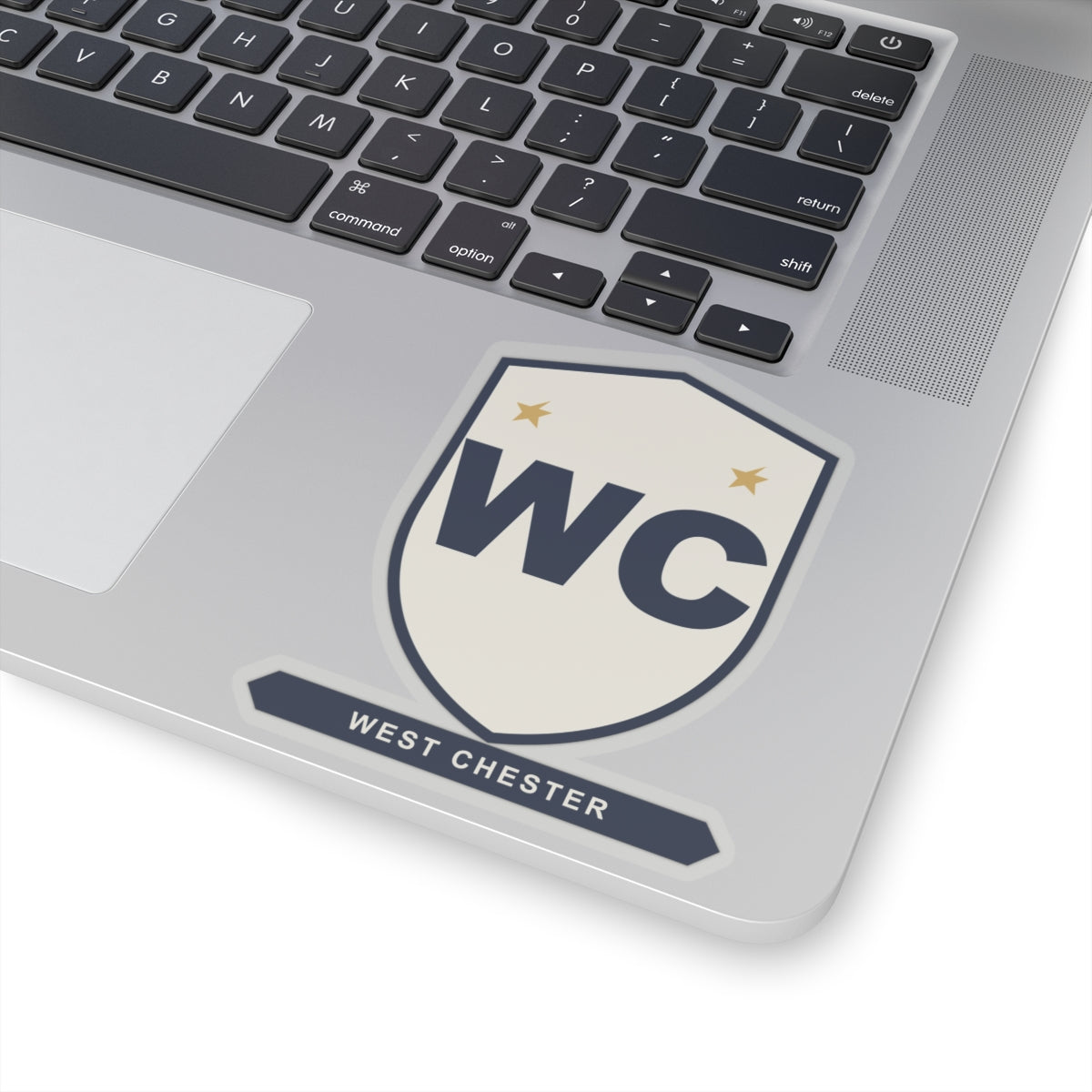 WC Monogram Shield Sticker