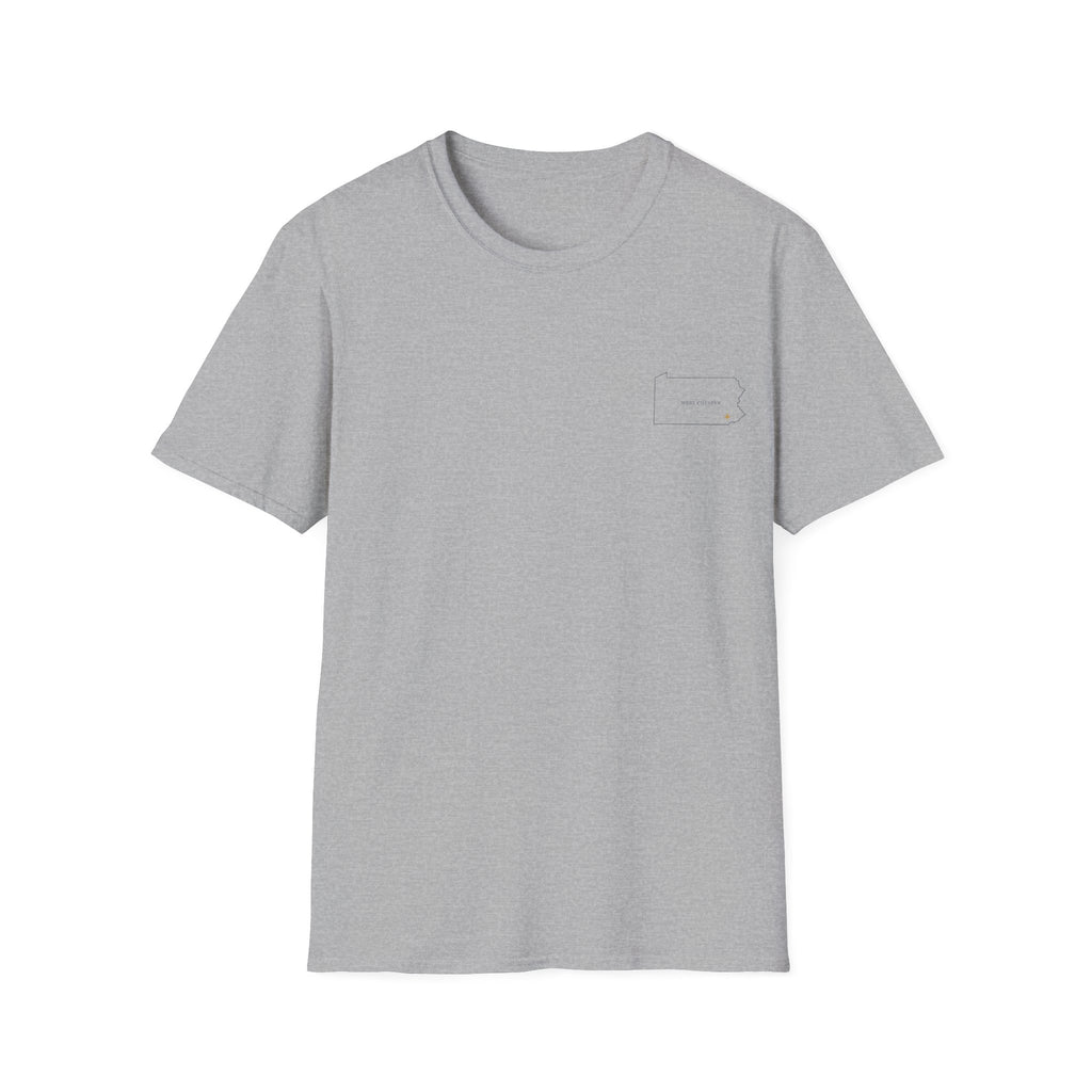 West Chester, PA Map Tee