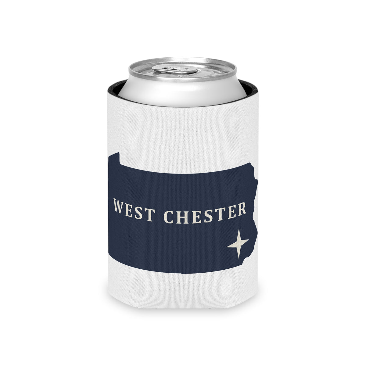 West Chester, PA Map Can Cooler