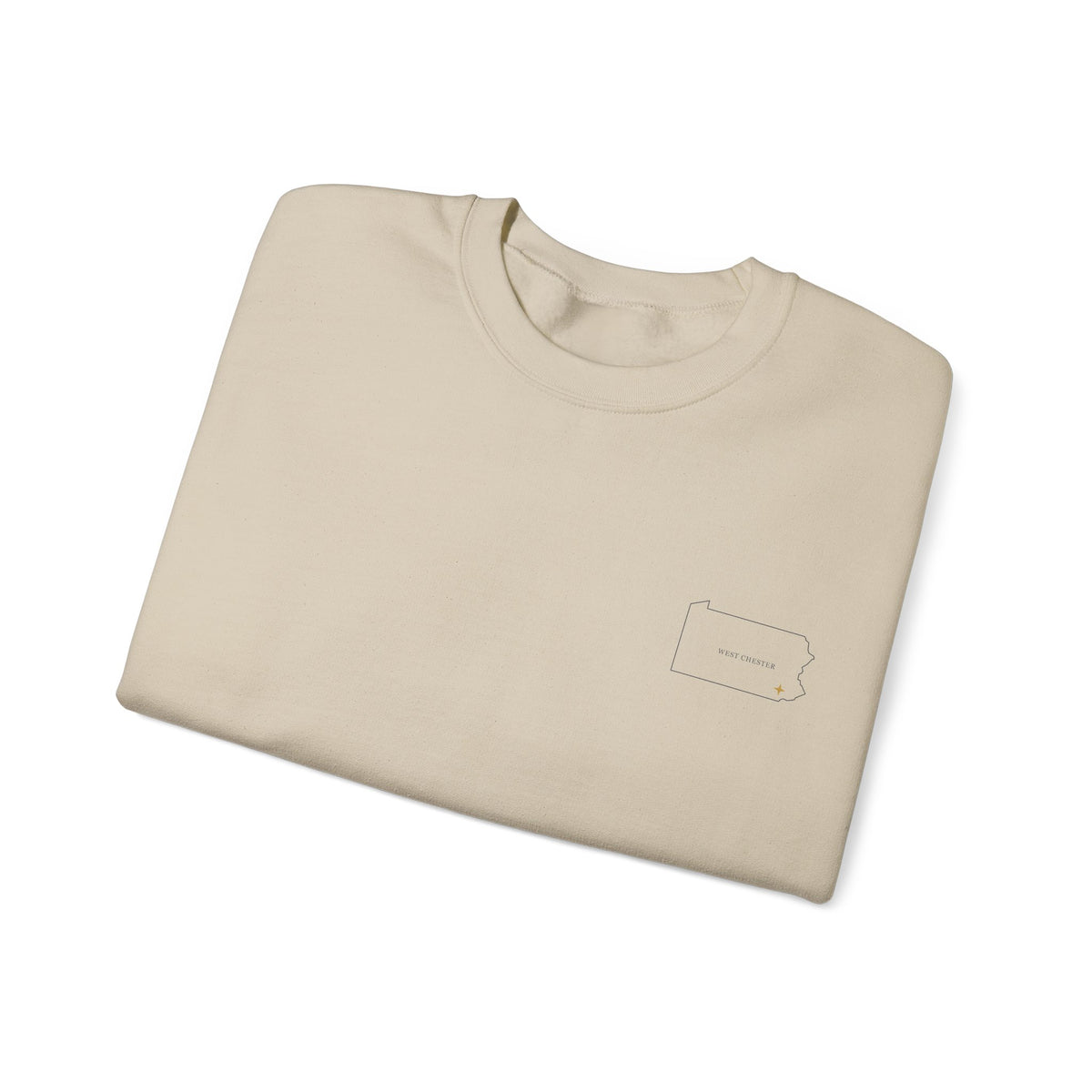 West Chester, PA Map Crewneck