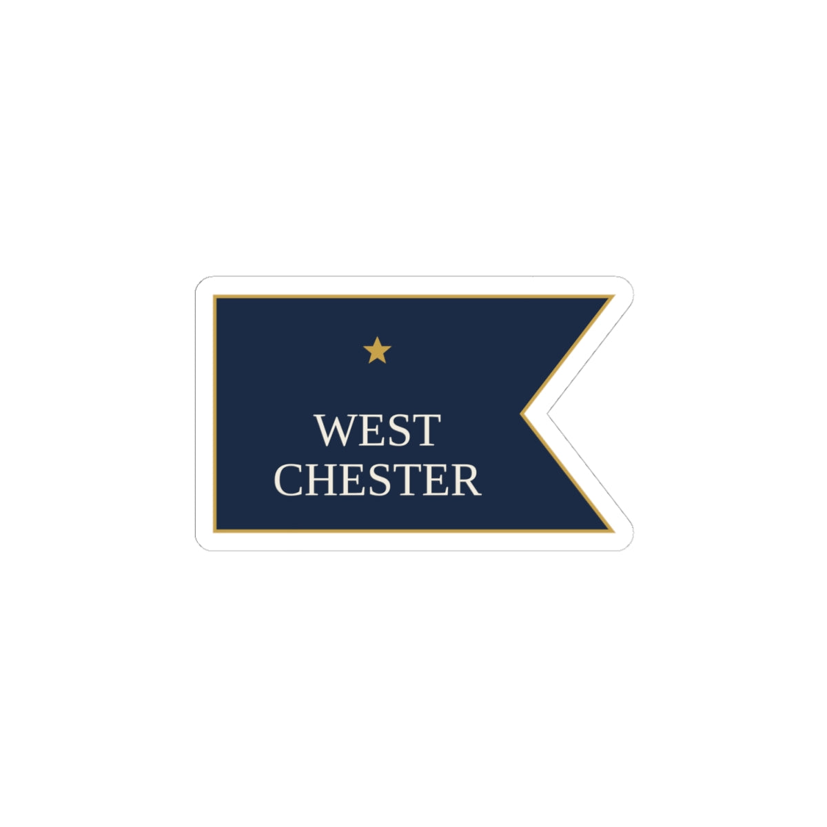 West Chester Pennant Sticker