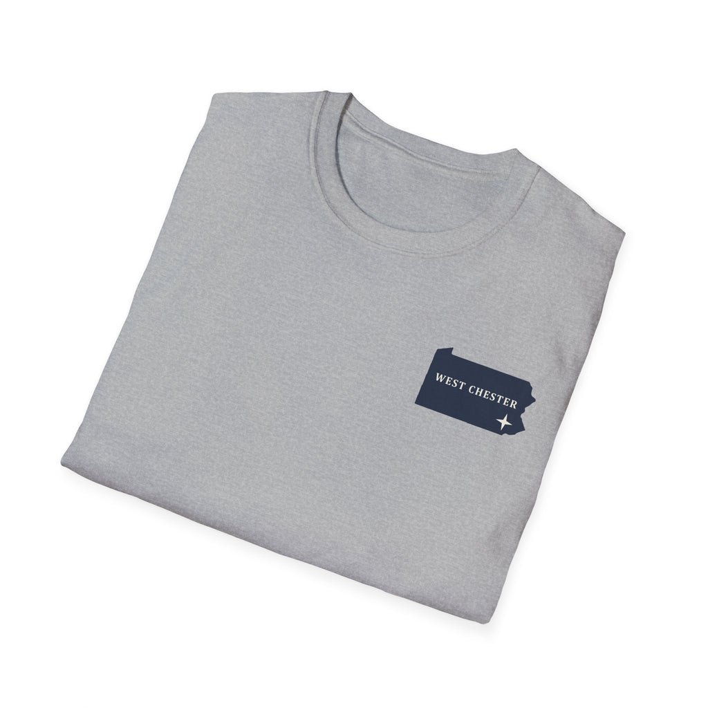 West Chester, PA Map Tee