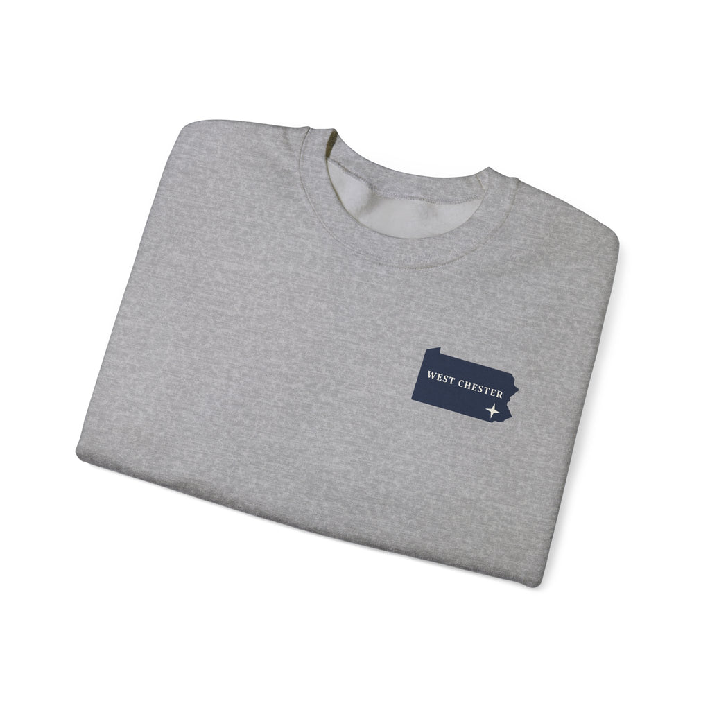 West Chester, PA Map Crewneck