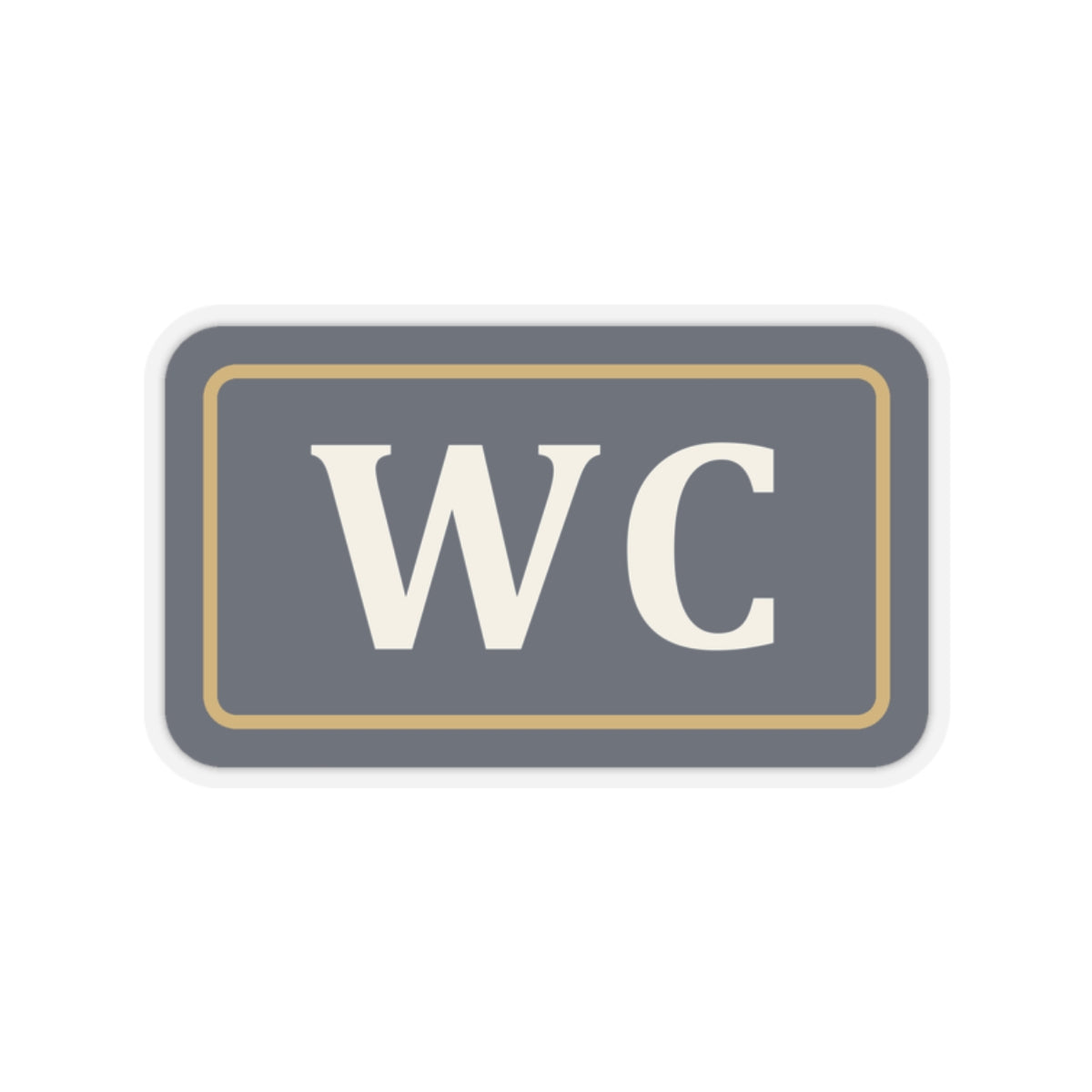 WC Patch Sticker