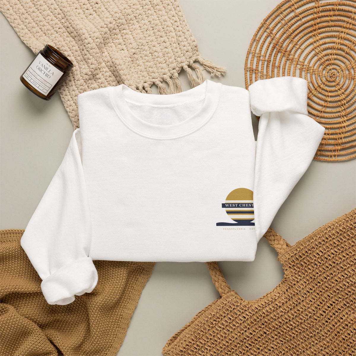 Retro Sunset Crewneck