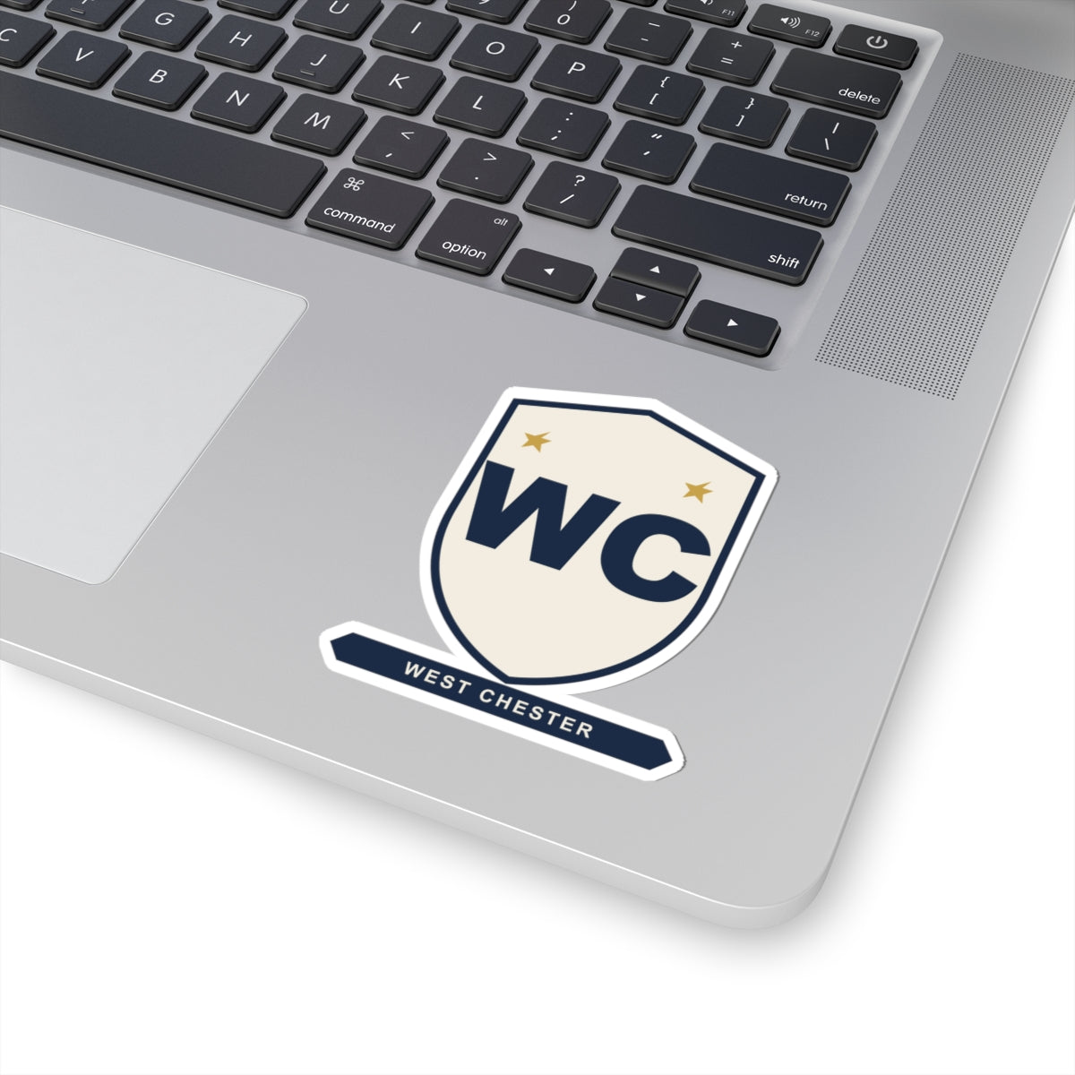 WC Monogram Shield Sticker