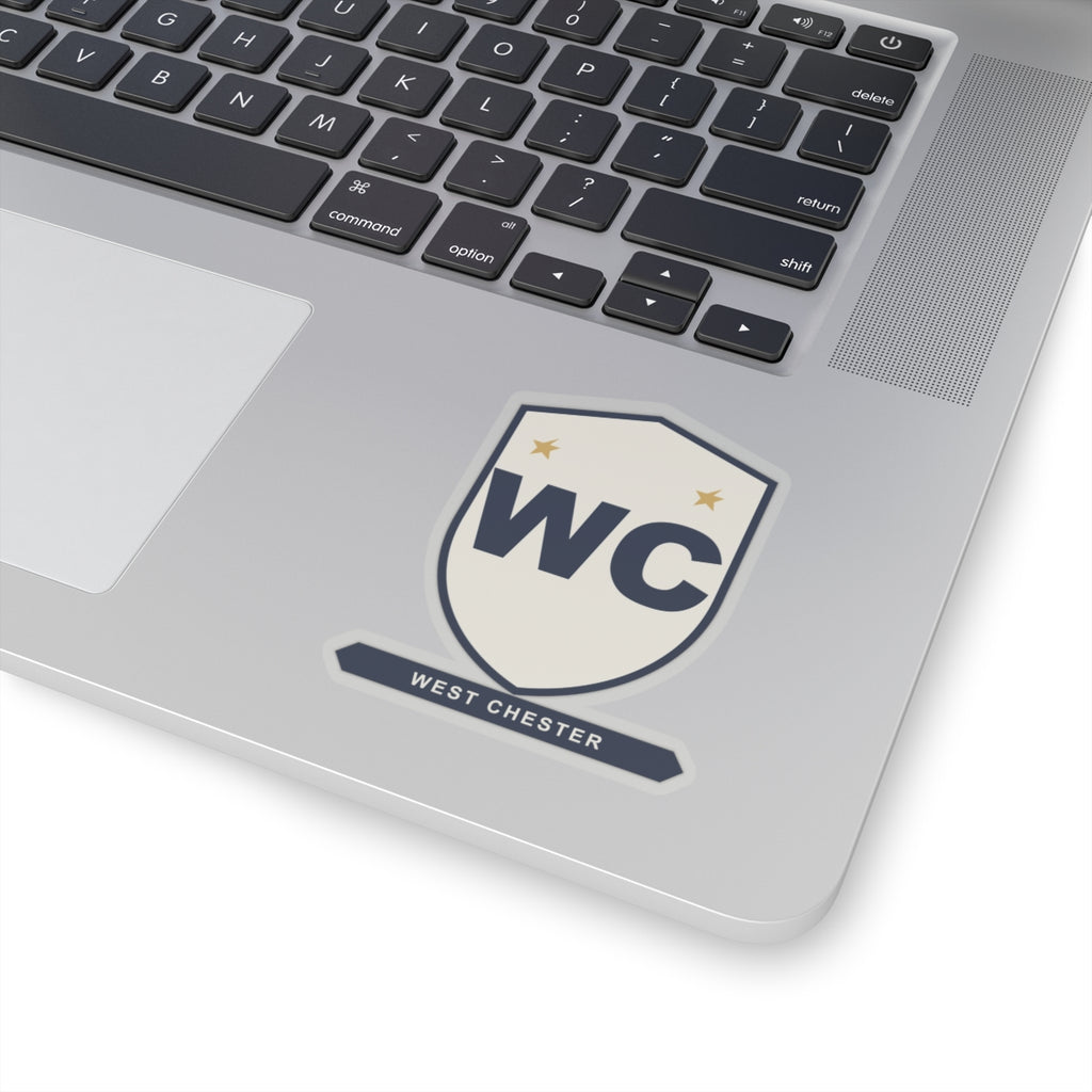 WC Monogram Shield Sticker
