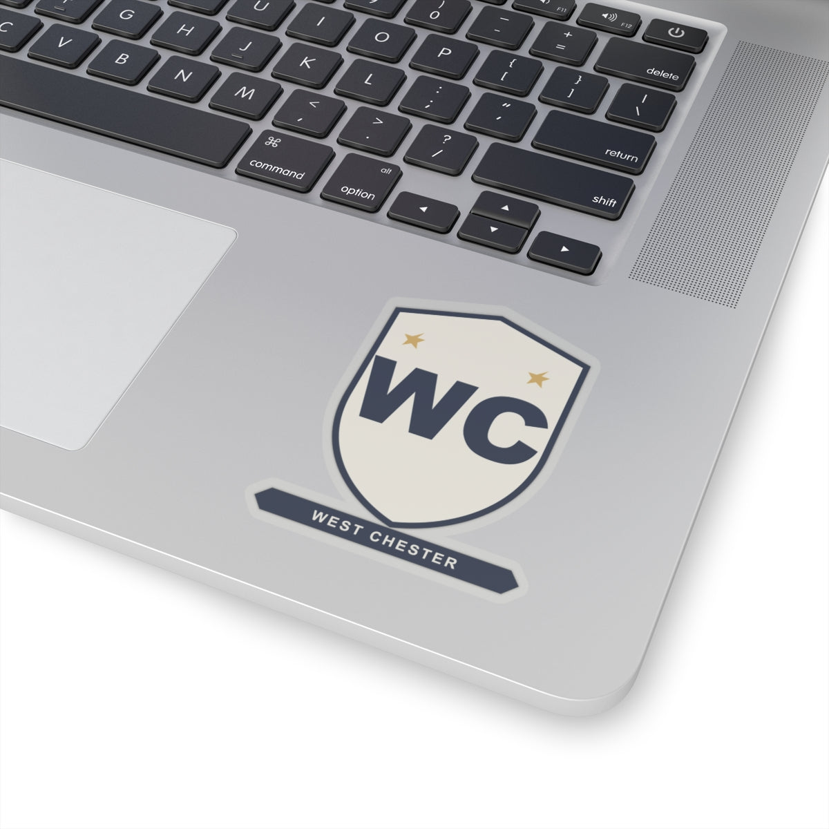 WC Monogram Shield Sticker