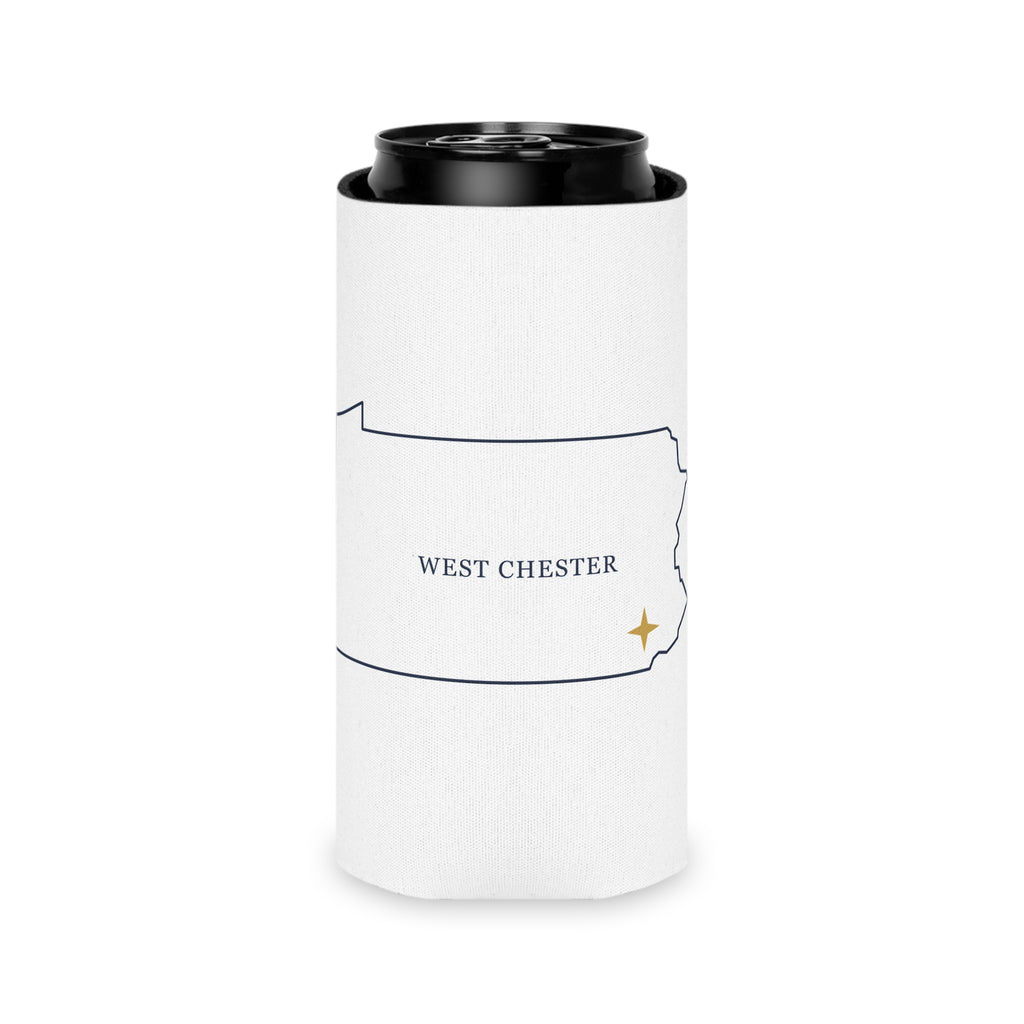 West Chester, PA Map Can Cooler