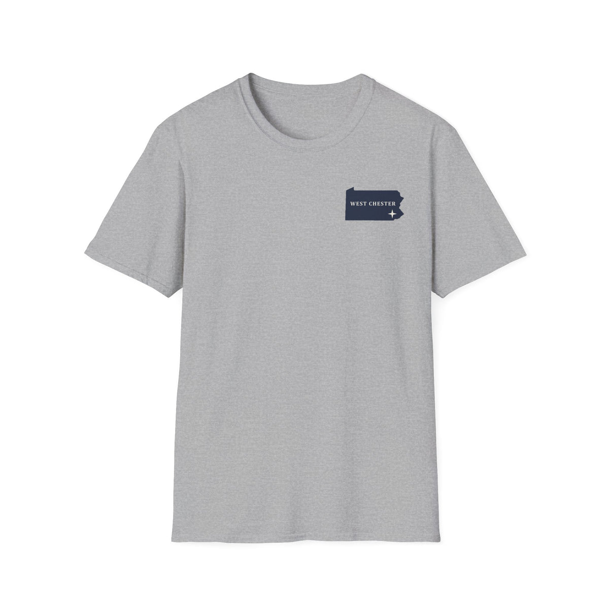 West Chester, PA Map Tee