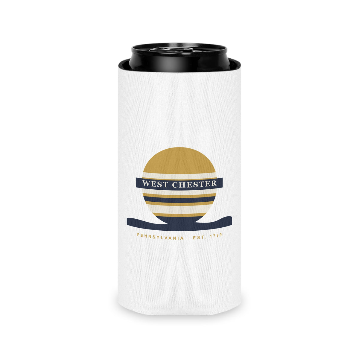 Retro Sunset Can Cooler