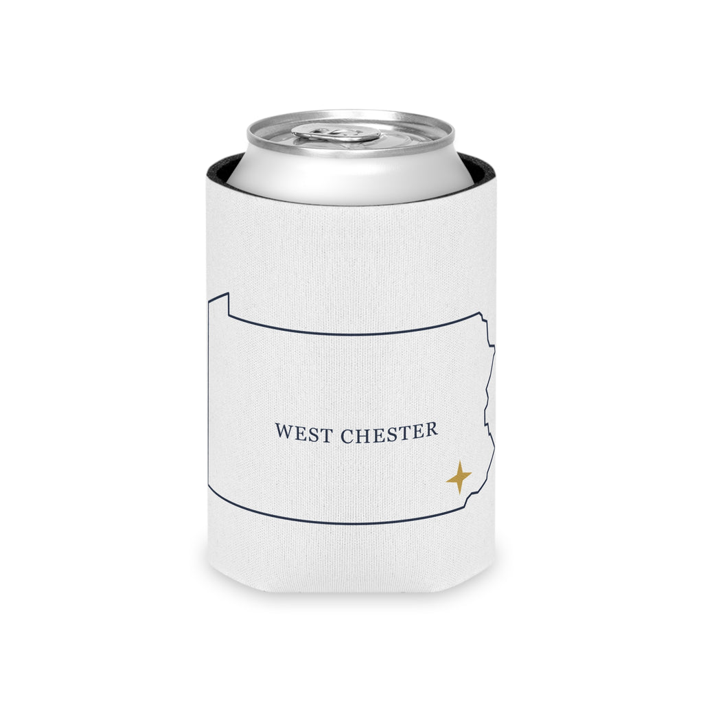 West Chester, PA Map Can Cooler