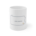 West Chester, PA Map Mug