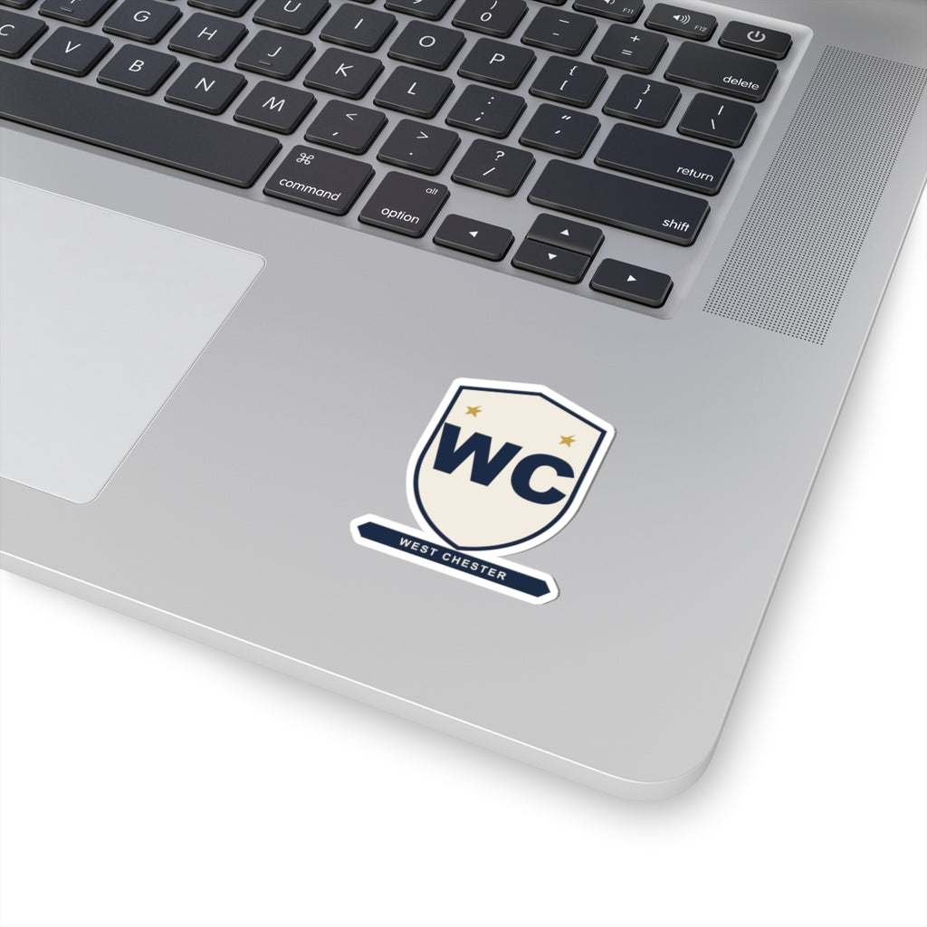 WC Monogram Shield Sticker