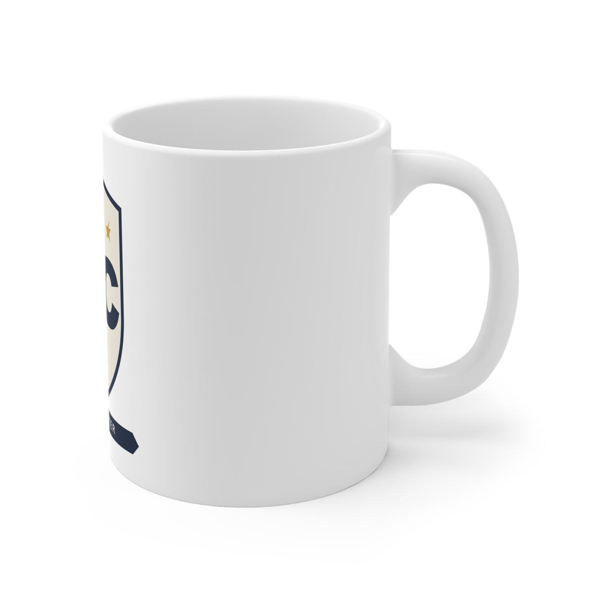 WC Monogram Shield Mug