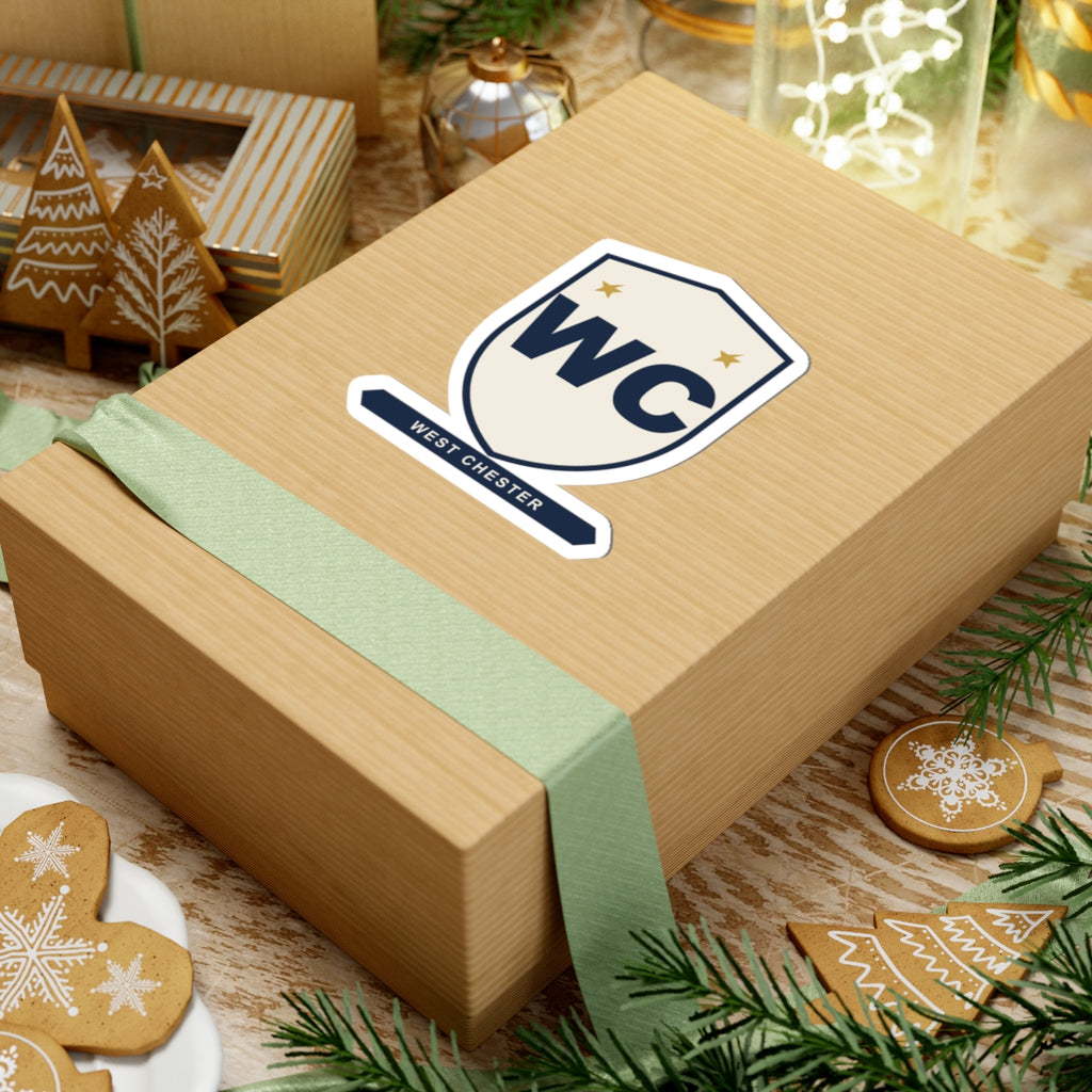 WC Monogram Shield Sticker