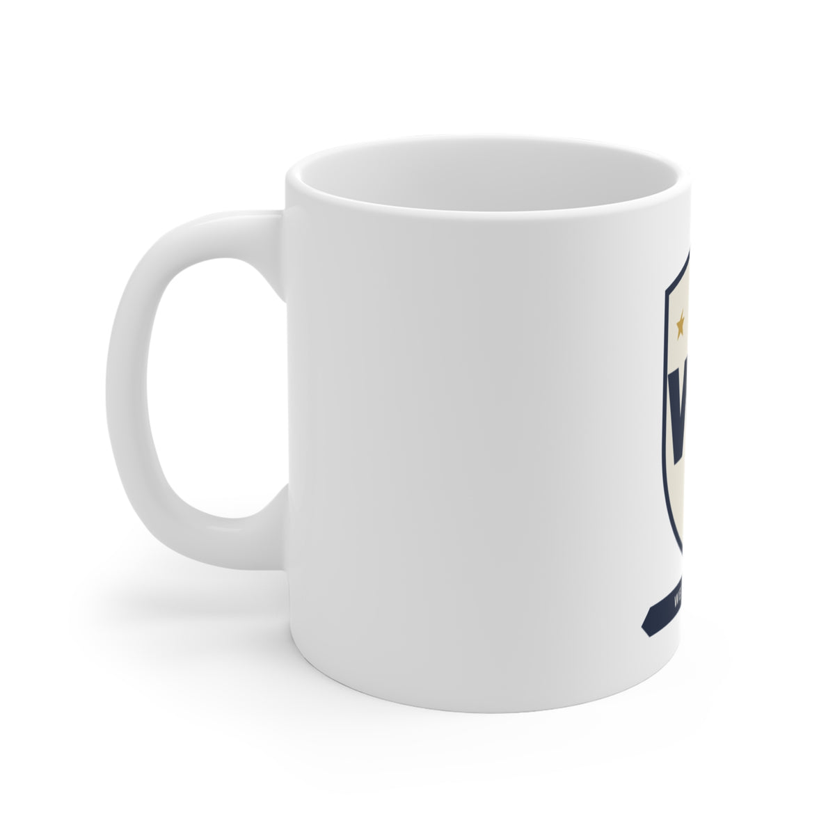 WC Monogram Shield Mug