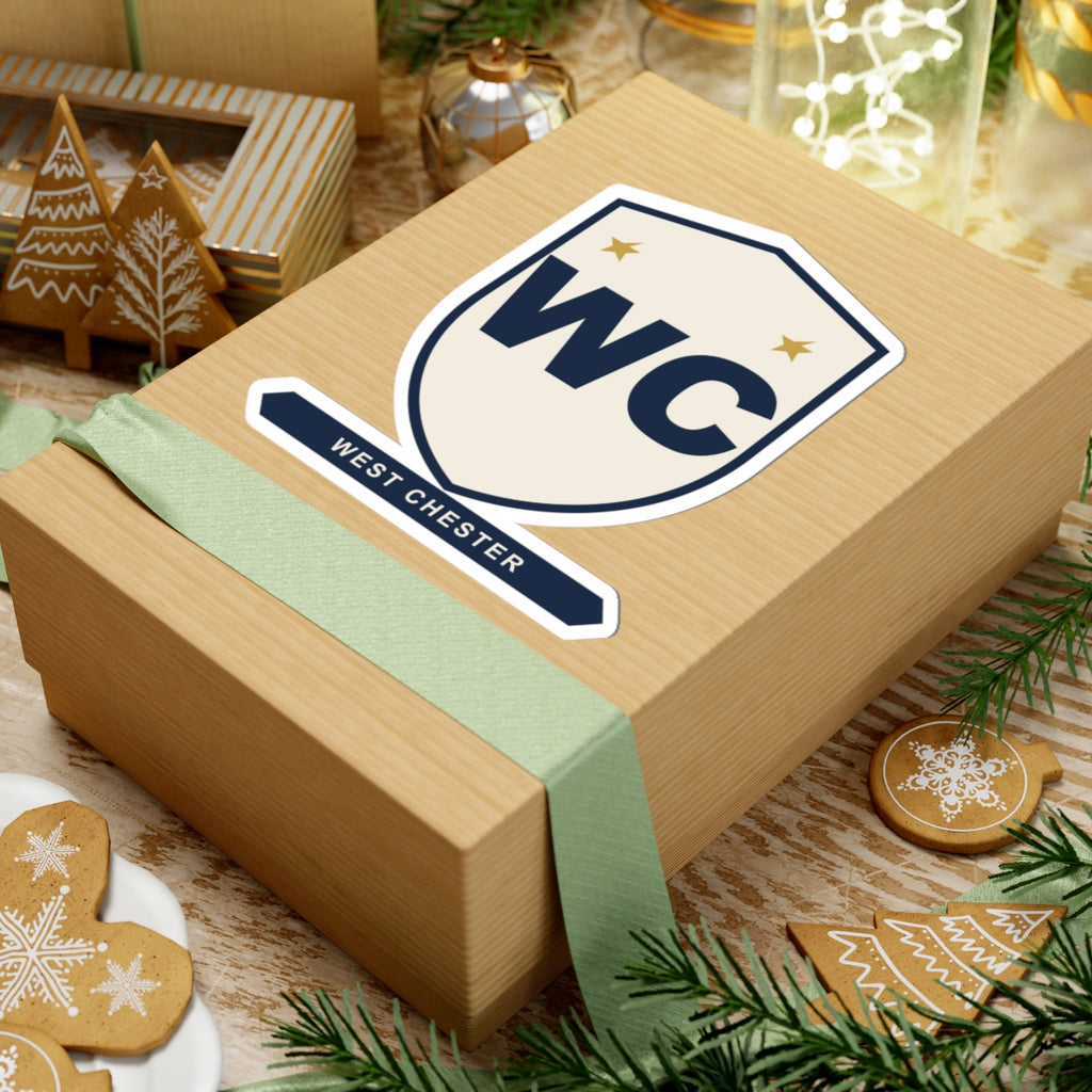 WC Monogram Shield Sticker