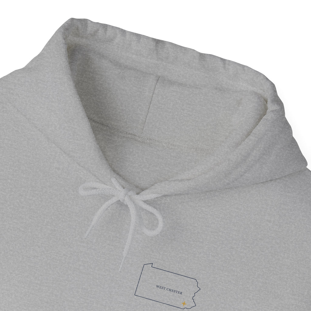 West Chester, PA Map Hoodie