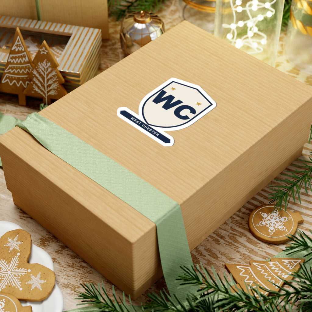 WC Monogram Shield Sticker