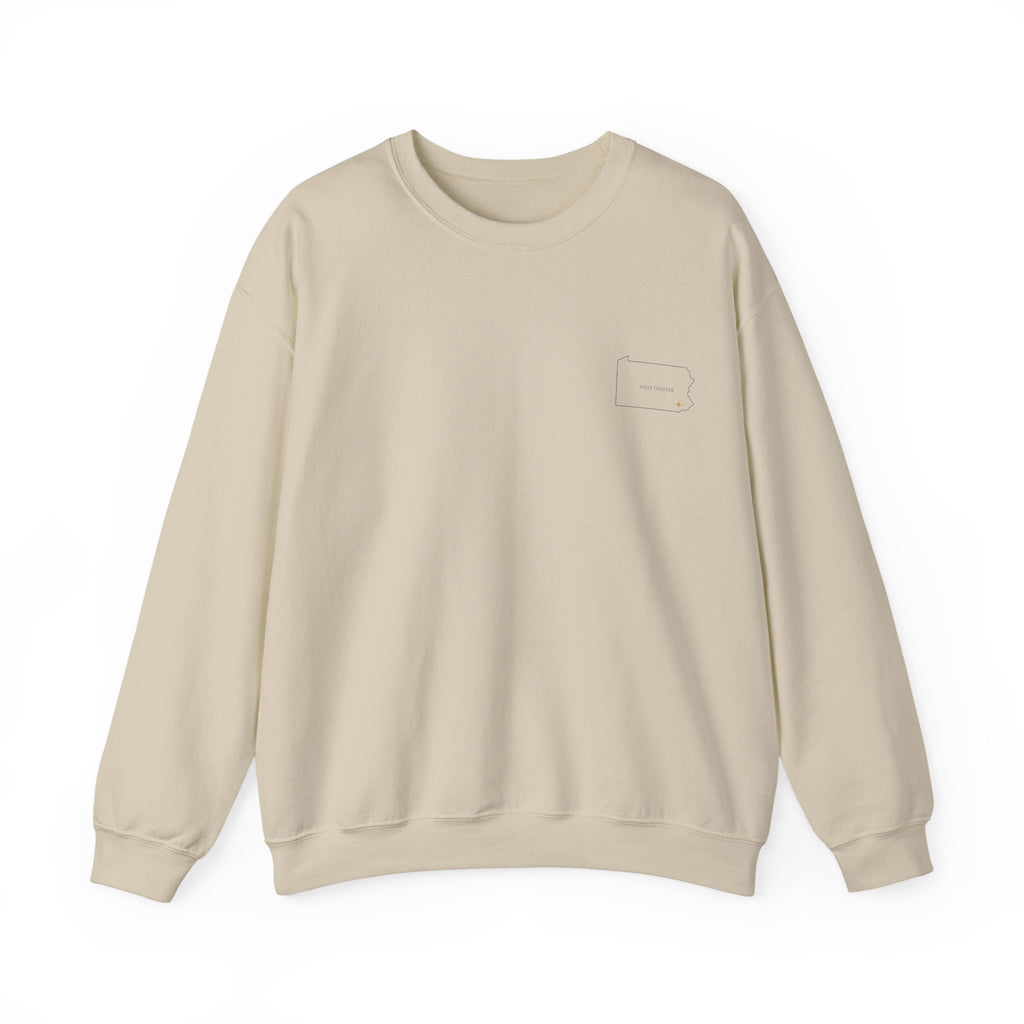 West Chester, PA Map Crewneck