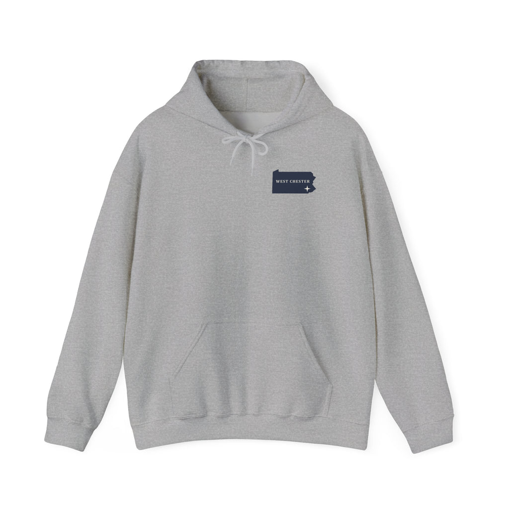West Chester, PA Map Hoodie