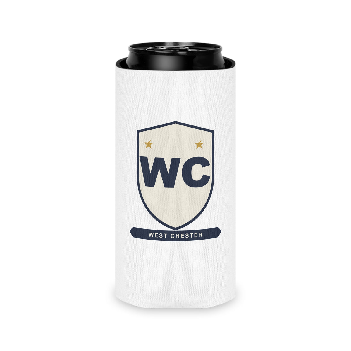 WC Monogram Shield Can Cooler