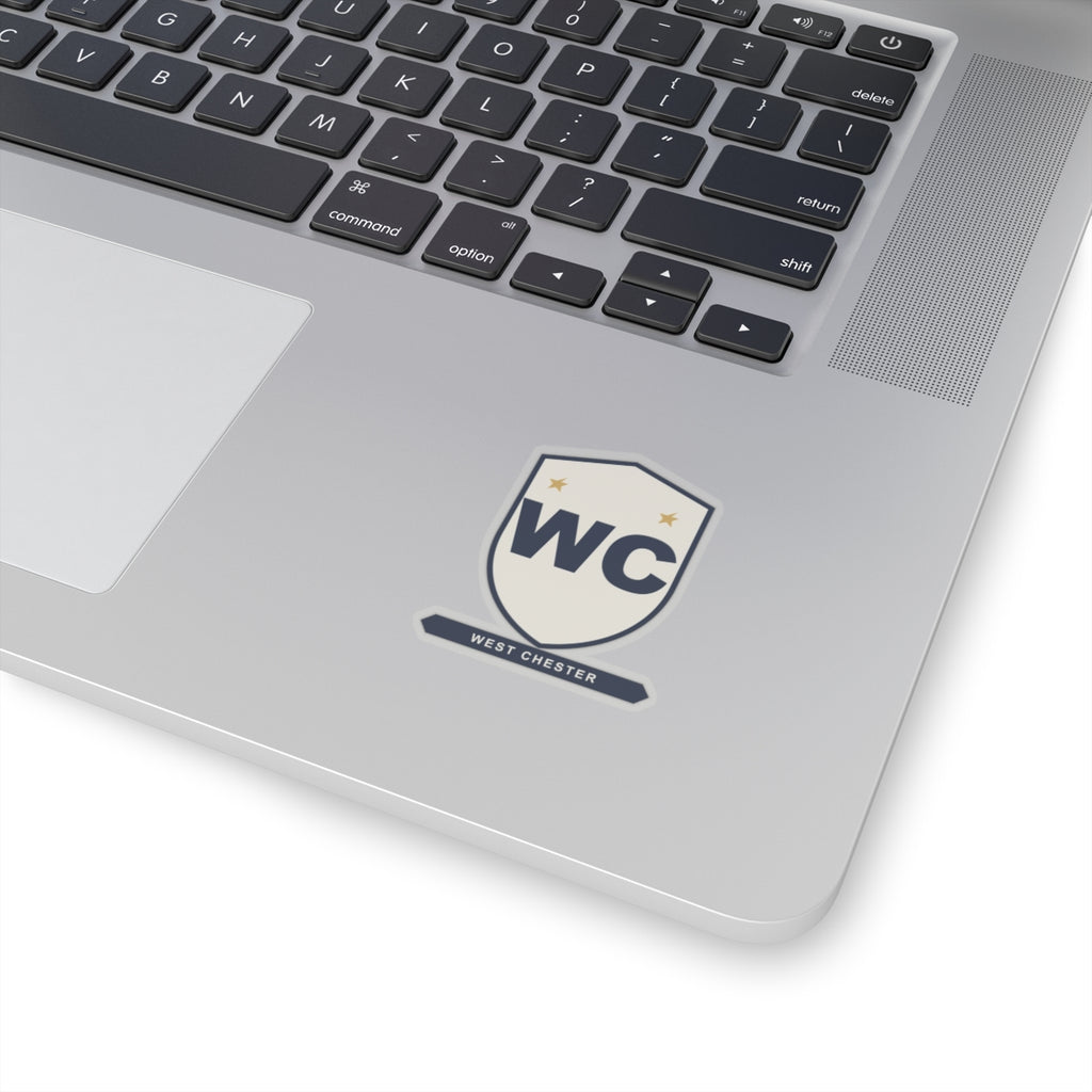 WC Monogram Shield Sticker