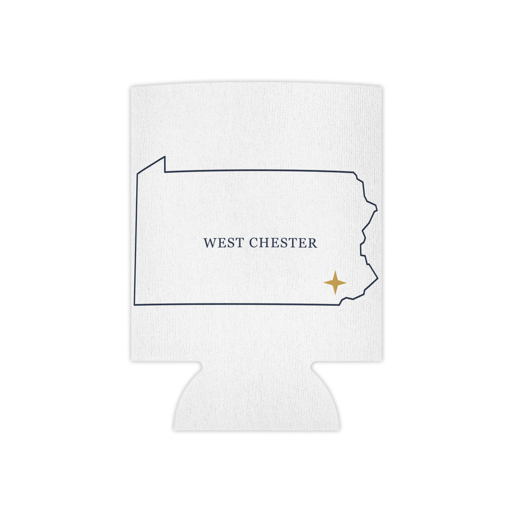 West Chester, PA Map Can Cooler