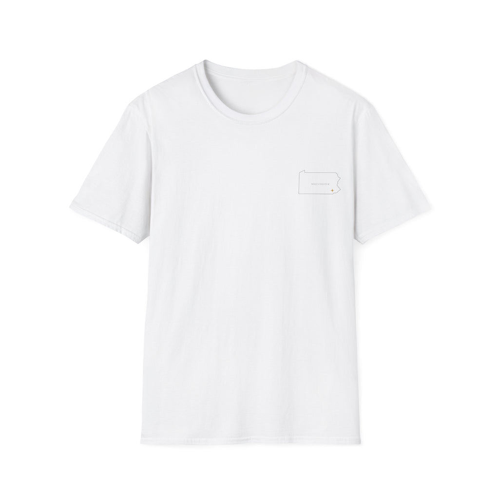 West Chester, PA Map Tee