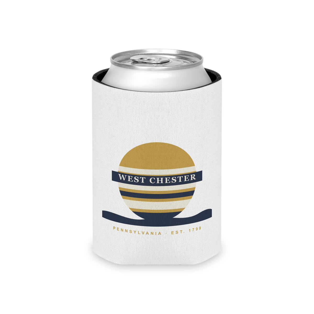 Retro Sunset Can Cooler