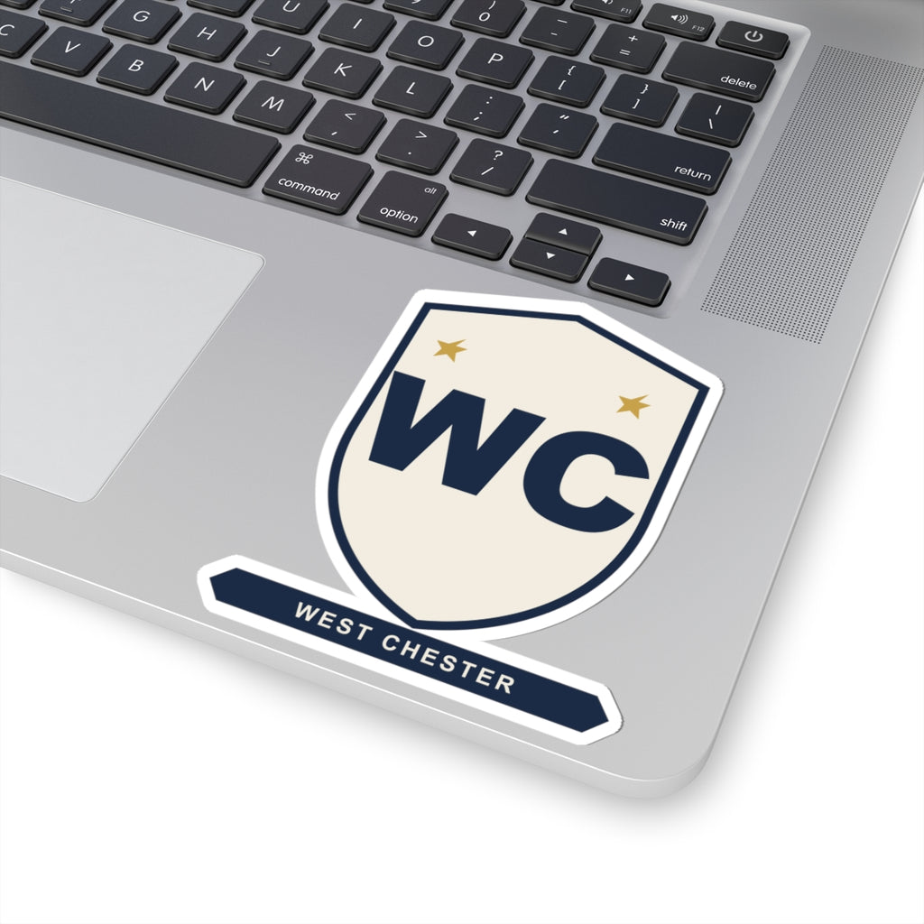 WC Monogram Shield Sticker