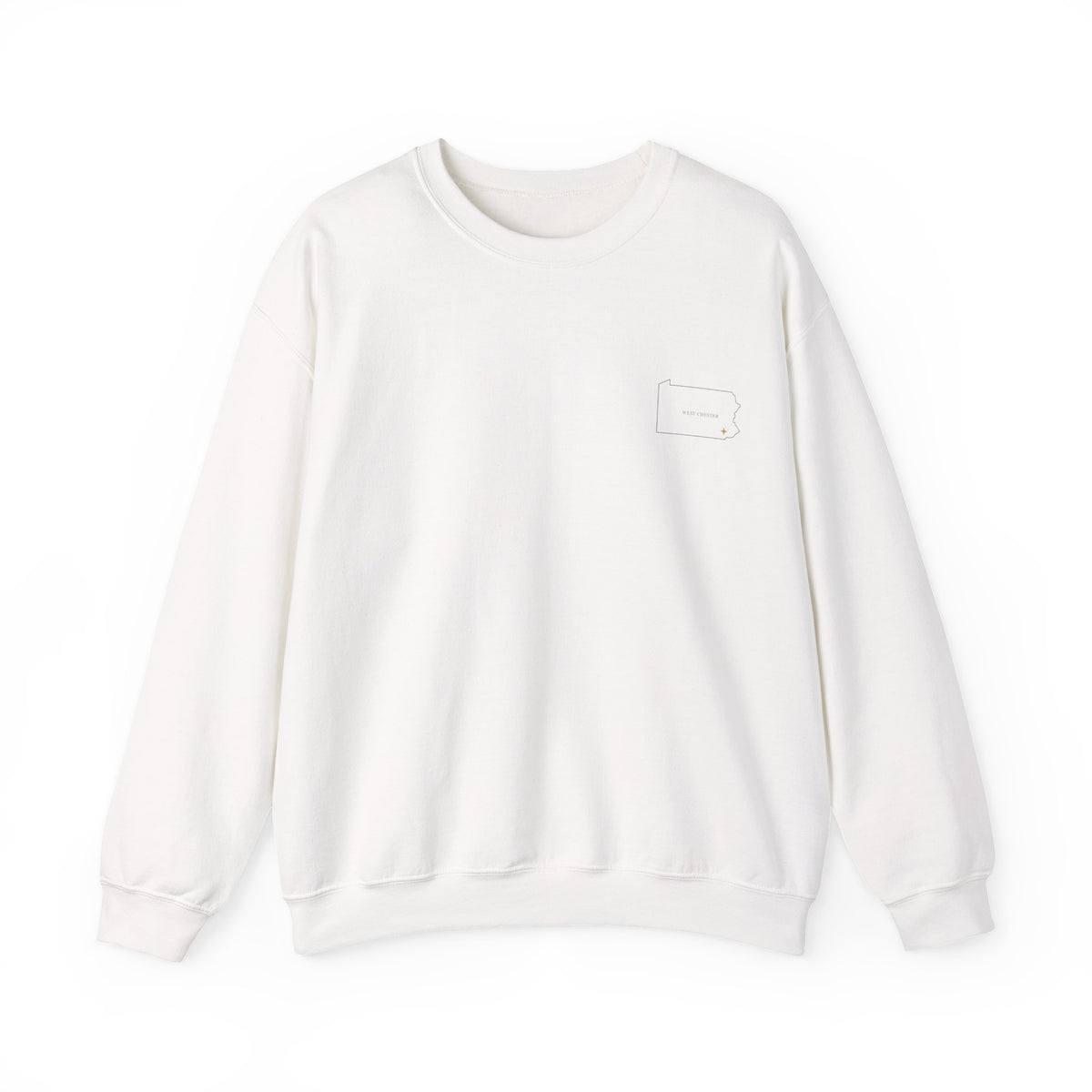 West Chester, PA Map Crewneck